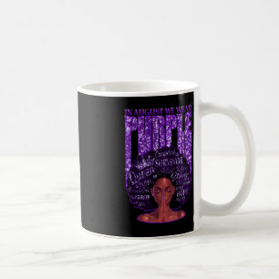Taza De Café En Agosto Usamos Sobredosis De Afro De Una Mujer N