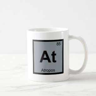 Taza De Café En - Atropos Parcas Química Símbolo de la tabla pe
