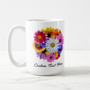 Taza De Café En Bloom - Bouquet floral redondo