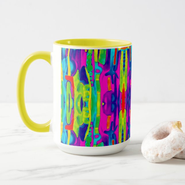 TAZA DE CAFE EN CERAMICA (Con donut)