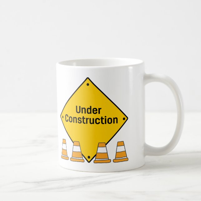 Taza De Café En construcción con piedras (Derecha)