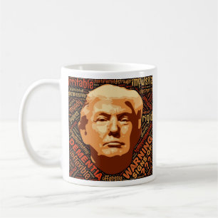 Taza De Café En contra de Donald Trump, no es mi presidente pol