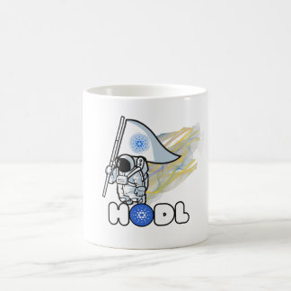 Taza De Café en cripto de astronauta de cardano
