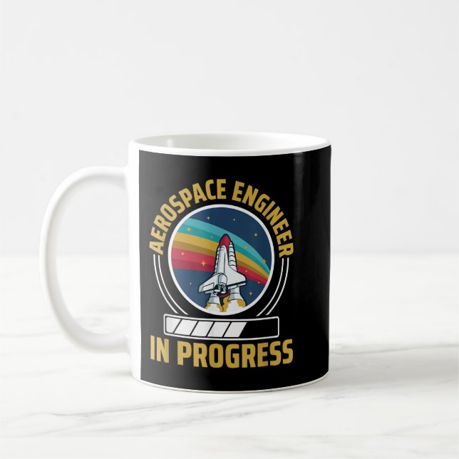 Taza De Café En curso Ingeniería Aeronáutica Aeroespacial (Izquierda)