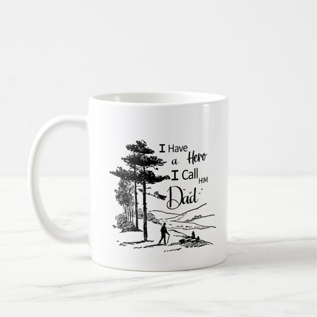 Taza De Café En Dad Confiamos en Hero Edition (Izquierda)
