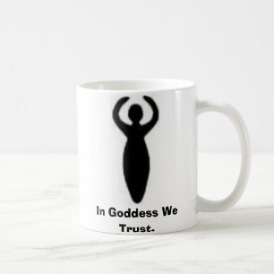 Taza De Café En diosa confiamos en