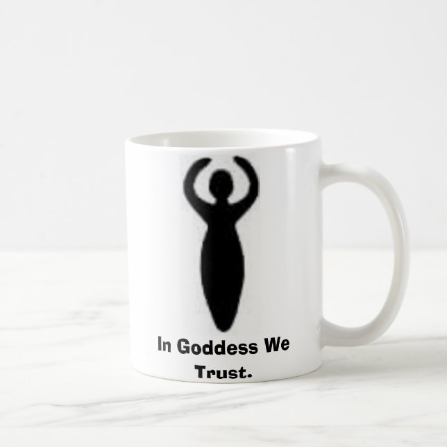 Taza De Café En diosa confiamos en (Derecha)