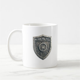 Taza De Café En el código en el que confiamos: Tech Shield