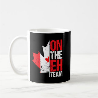 Taza De Café En el equipo Eh, Canadá Day Maple Leaf Bandera Can