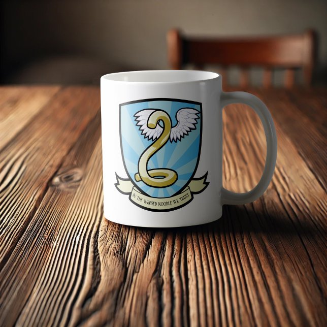 Taza De Café En el fideo alado confiamos en el fideo Personaliz (Subido por el creador)