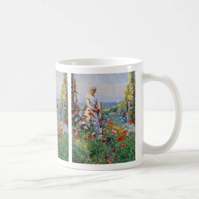 Taza De Café En el Jardín Café Mug (Derecha)