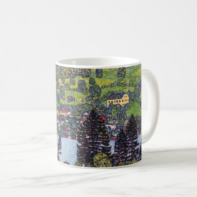 Taza De Café En el lago Atter, Gustav Klimt (Anverso derecho)