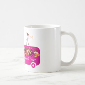 Taza De Café En el logotipo del autobús