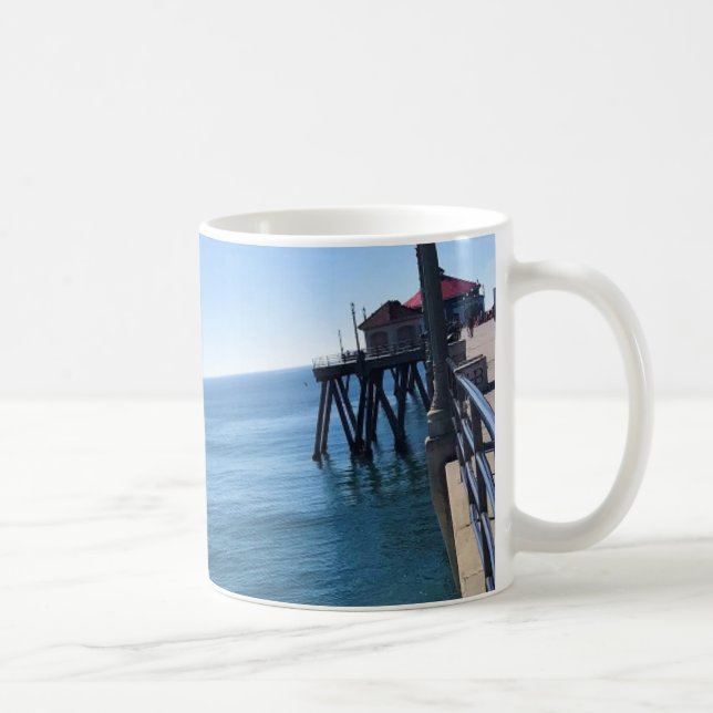 Taza De Café En el muelle, Huntington Beach, California (Derecha)