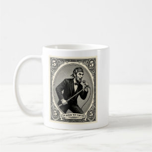 Taza De Café En el Rock Confiamos 5 Rocas Cantante Lincoln