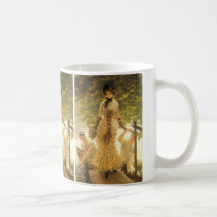 Taza De Café En el Támesis por James Tissot, Realismo Vintage