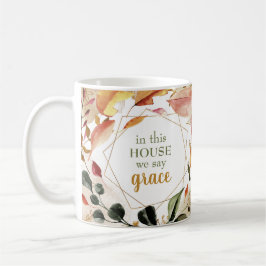 Taza De Café En Esta Cámara decimos Grace Autumn Watercolor