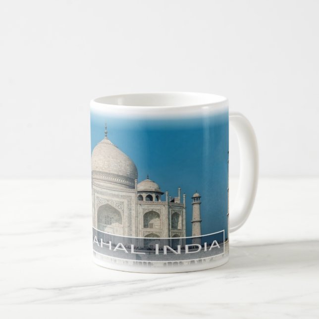 Taza De Café EN India - El Taj Mahal - (Anverso derecho)
