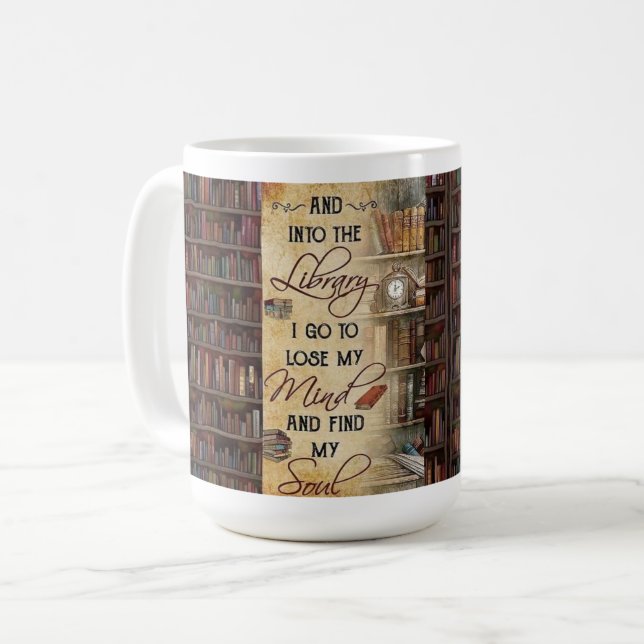 Taza De Café En la biblioteca voy (Anverso izquierdo)