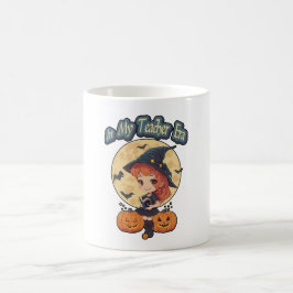 Taza De Café En la era de mi profesor Halloween un diseño de br
