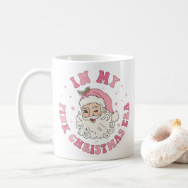 Taza De Café En la era de mis Navidades rosados