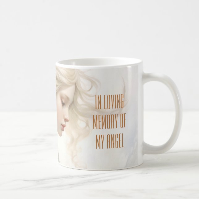 Taza De Café En la memoria amorosa de mi Angel Mug (Derecha)