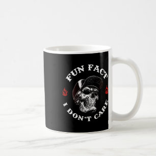 Taza De Café (en la parte trasera) Dato curioso No me importa d