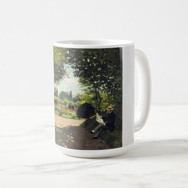 Taza De Café En la pintura de los jardines, la famosa pintura d (Anverso derecho)