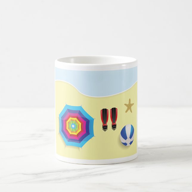 Taza De Café En La Playa (Subido por el creador)