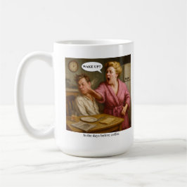 Taza De Café En los días previos al café.