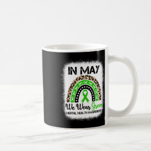 Taza De Café En Mayo Usamos Un Mes Verde De Concienciación En S