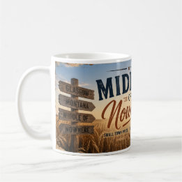 Taza De Café En medio de ninguna parte Glasgow Montana