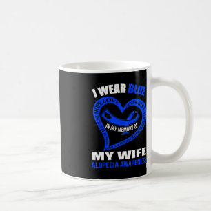 Taza De Café En memoria de mi esposa ALOPECIA AWRENESS