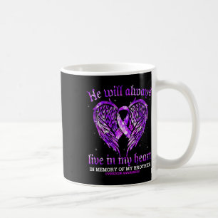 Taza De Café En Memoria De Mi Hermano Conciencia Sobredosis Áng