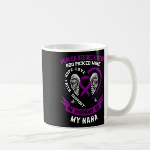Taza De Café En Memoria De Nana Memo De Concienciación Pancreát