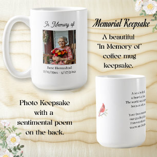 Taza De Café En Memoria de   Regalo de Recuerdo Fotográfico