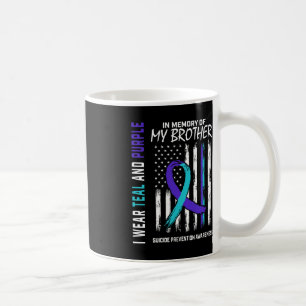 Taza De Café En memoria Hermano Suicidio Ame Prevención de Conc
