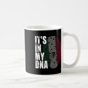 Taza De Café En Mi Adn Bandera Mexicana