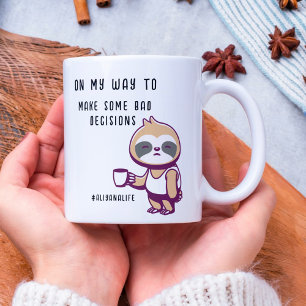 TAZA DE CAFÉ EN MI CAMINO A TOMAR ALGUNAS MALAS DECISIONES DIVE