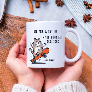 TAZA DE CAFÉ EN MI CAMINO A TOMAR ALGUNAS MALAS DECISIONES DIVE