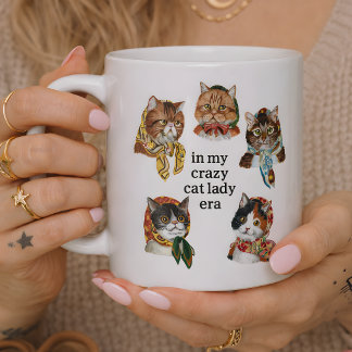 Taza De Café En mi divertida era de loca de los gatos Divertido