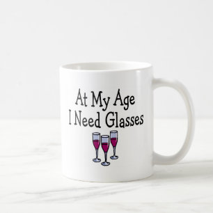 Taza De Café En mi edad necesito los vidrios