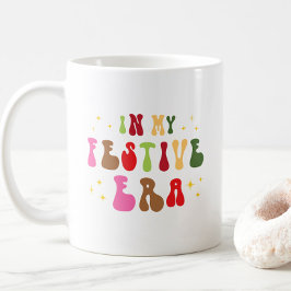 Taza De Café En mi época festiva Navidades graciosos