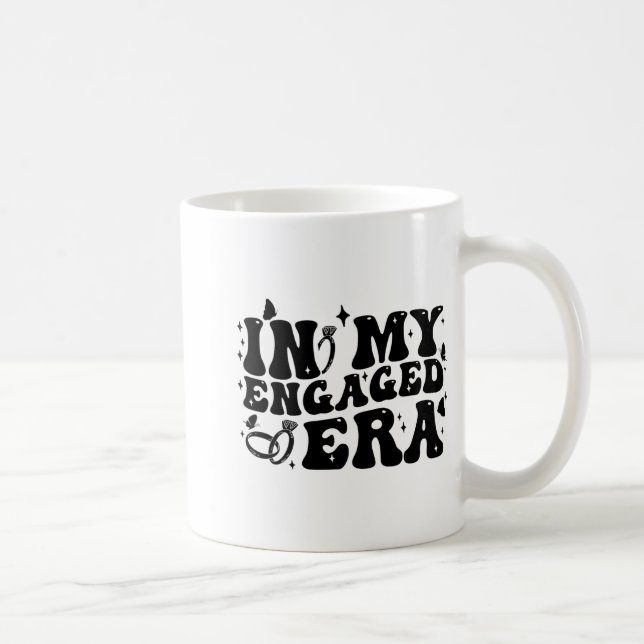 Taza De Café En Mi Era Comprometida Fiesta de Despedida de Solt (Derecha)