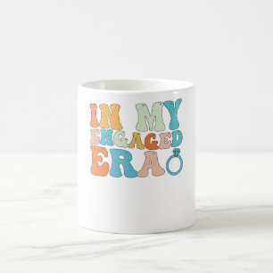 Taza De Café En Mi Era Comprometida Groovy Retro