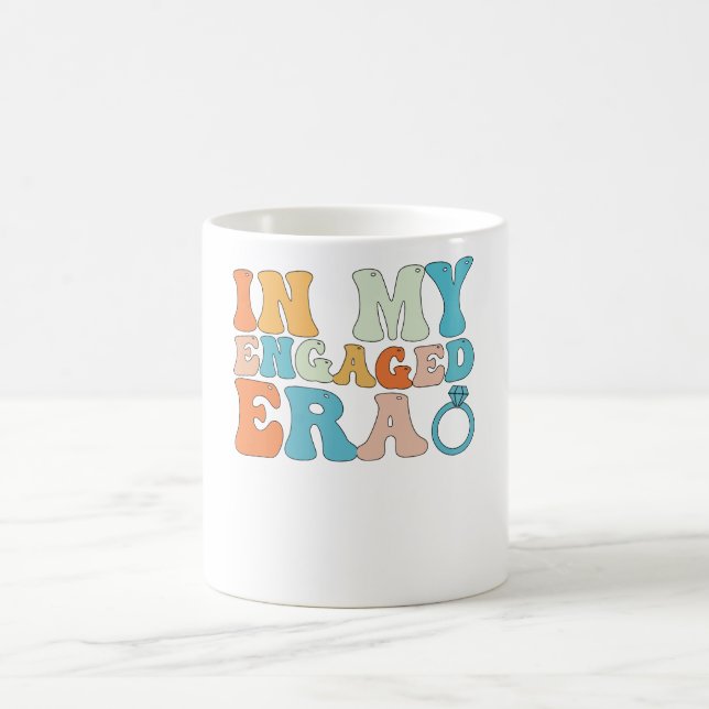Taza De Café En Mi Era Comprometida Groovy Retro (Centro)