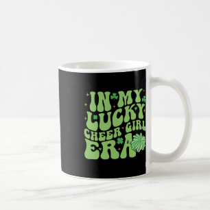 Taza De Café En Mi Era de Chica de Porristas Afortunada Groovy