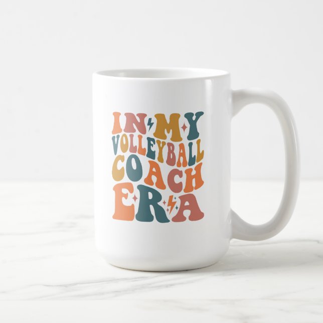 Taza De Café En mi era de entrenadores de voleibol (Derecha)