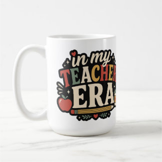 Taza De Café En Mi Era de Maestra Retro Maestra