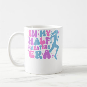 Taza De Café En Mi Era de Medio Maratón Groovy Divertido Corrie